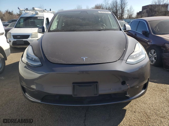 2021 Tesla Model Y Standard Range with VIN 5YJYGDED8MF115065, listed as a Copart auction lot 49420235 with 111,018 mi miles and Salvage Title. Bid and sale history available at carsss.com. Image 5.