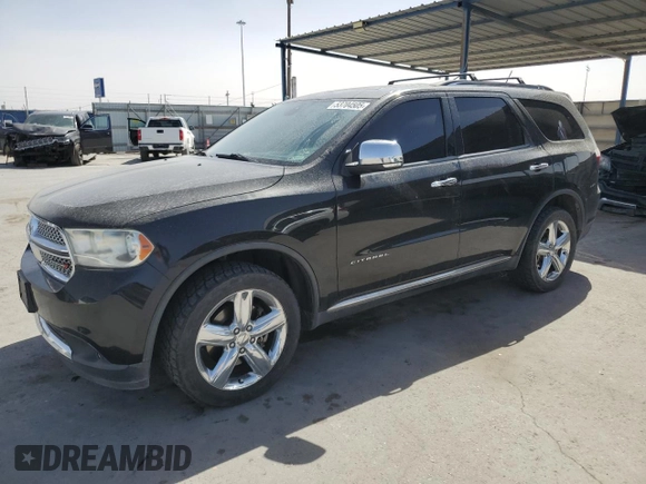 2013 Dodge Durango Citadel с VIN 1C4RDJEG0DC687878, выставлен на аукционе Copart как лот 53704505 с пробегом 178 729 миль миль и Чистый • Clean title. История ставок и продаж доступна на DreamBid. Изображение 1.