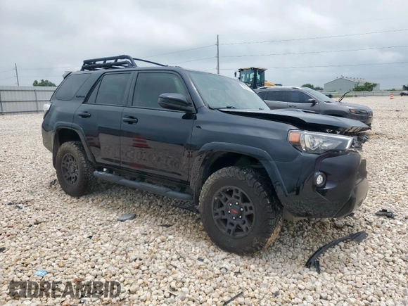 2019 Toyota 4Runner SR5 with VIN JTEBU5JR6K5721383, listed as a Copart auction lot 59556525 with 82,108 mi miles and Salvage title. Bid and sale history available at DreamBid. Image 4.