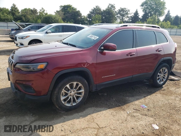 2021 Jeep Cherokee Latitude Lux with VIN 1C4PJMMX0MD200935, listed as a Copart auction lot 59007145 with 67,945 mi miles and Salvage title. Bid and sale history available at DreamBid. Image 1.