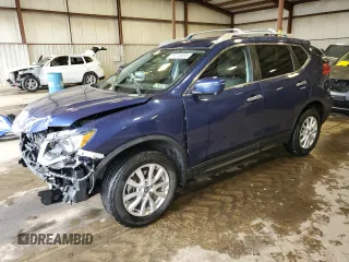 2017 Nissan Rogue SL z VIN JN8AT2MV8HW001892, wystawiony jako Copart lot #58716855 z przebiegiem 74 401 mil mil oraz Szkoda całkowita • Salvage title. Historia ofert i sprzedaży dostępna na DreamBid. Obrazek 1.