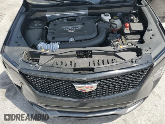 2024 Cadillac XT4 FWD Sport with VIN 1GYFZER41RF136970, listed as a Copart auction lot 53550865 with 13,143 mi miles and Non repairable. Bid and sale history available at DreamBid. Image 12.