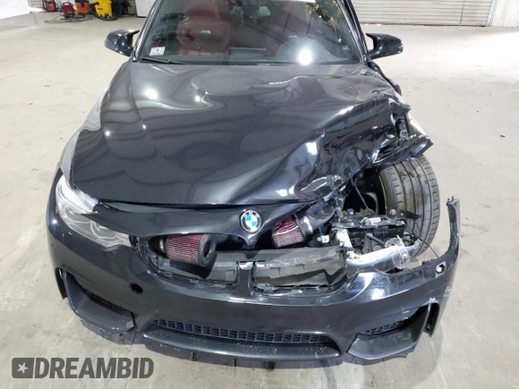 2016 BMW M3 with VIN WBS8M9C5XG5D30868, listed as a Copart auction lot 81417933 with 90,178 mi miles. Bid and sale history available at carsss.com. Image 12.