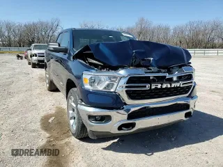 2023 Ram 1500 Big Horn with VIN 1C6SRFBT0PN610994, listed as a Copart auction lot 46251105 with 47,578 mi miles and Salvage Title. Bid and sale history available at carsss.com. Image 11.
