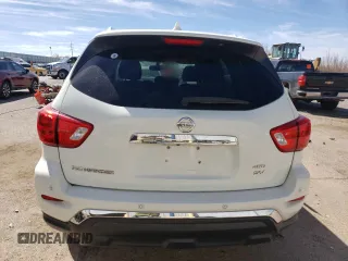 2020 Nissan Pathfinder SV with VIN 5N1DR2BM2LC606787, listed as a Copart auction lot 48697615 with 46,949 mi miles and Salvage title. Bid and sale history available at DreamBid. Image 6.