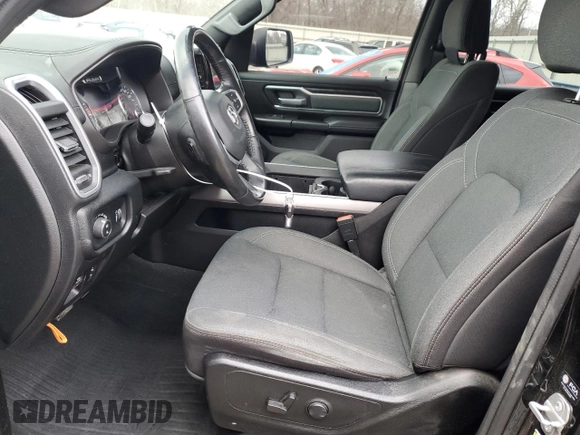 2022 Ram 1500 Big Horn z VIN 1C6SRFMT0NN294989, wystawiony jako Copart lot #47314515 z przebiegiem 46 063 mil mil oraz Szkoda całkowita • Salvage title. Historia ofert i sprzedaży dostępna na DreamBid. Obrazek 7.