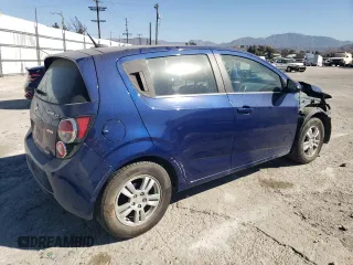 2012 Chevrolet Sonic LT with VIN 1G1JC6SBXC4216103, listed as a Copart auction lot 75721374 with 69,048 mi miles and Salvage Title. Bid and sale history available at carsss.com. Image 3.