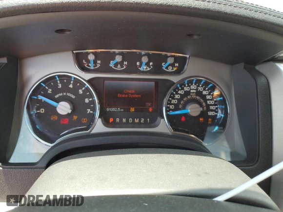 2014 Ford F-150 XL z VIN 1FTFW1ET3EFC62858, wystawiony jako Copart lot #54783125 z przebiegiem 91 352 mil mil oraz Szkoda całkowita • Salvage title. Historia ofert i sprzedaży dostępna na DreamBid. Obrazek 9.
