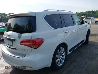 2012 Infiniti QX56 7-passenger z VIN JN8AZ2NE7C9023063, wystawiony jako IAAI lot #42145130 z przebiegiem 149 172 mil mil oraz . Historia ofert i sprzedaży dostępna na DreamBid. Obrazek 4.