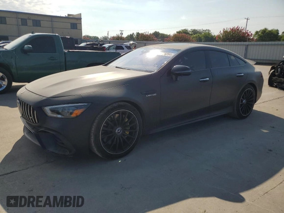 2019 Mercedes-Benz AMG GT 63 S z VIN WDD7X8KB8KA005716, wystawiony jako Copart lot #63675264 z przebiegiem 54 154 mil mil oraz Czysty tytuł • Clean title. Historia ofert i sprzedaży dostępna na DreamBid. Obrazek 1.