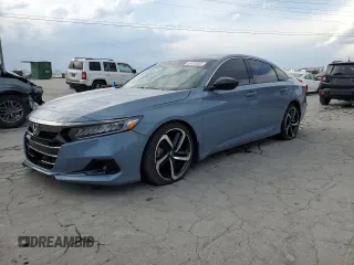 2022 Honda Accord Sedan Sport SE with VIN 1HGCV1F41NA102652, listed as a Copart auction lot 52423065 with 29,475 mi miles and Salvage Title. Bid and sale history available at carsss.com. Image 1.