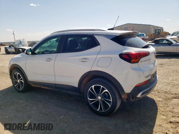 2021 Buick Encore GX Select with VIN KL4MMDSL1MB179593, listed as a Copart auction lot 56063875 with 23,460 mi miles and Clean title. Bid and sale history available at DreamBid. Image 2.