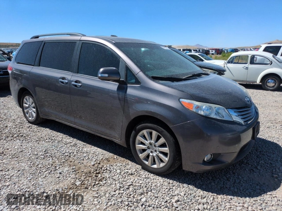 2013 Toyota Sienna XLE with VIN 5TDDK3DC4DS056852, listed as a Copart auction lot 64286005 with 171,561 mi miles and Clean title. Bid and sale history available at DreamBid. Image 4.