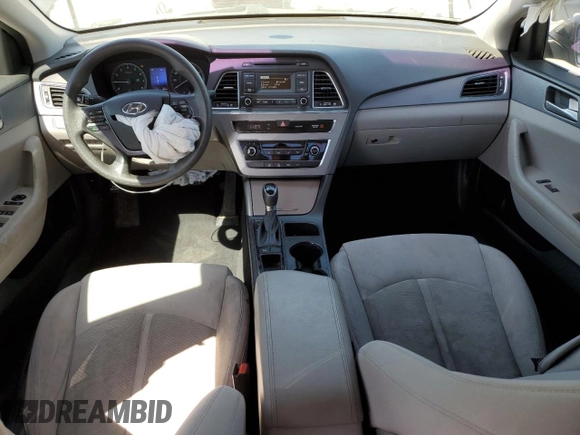 2017 Hyundai Sonata 2.4L with VIN 5NPE24AF0HH595084, listed as a Copart auction lot 52703015 with 178,367 mi miles and Salvage Title. Bid and sale history available at carsss.com. Image 8.