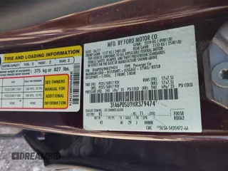 2017 Ford Fusion Titanium with VIN 3FA6P0SU9HR379474, listed as a IAAI auction lot 41979180 with 948,175 mi miles and . Bid and sale history available at DreamBid. Image 9.