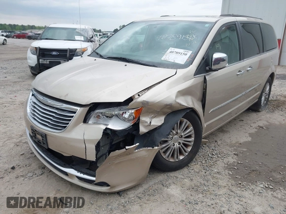 2016 Chrysler Town & Country Touring-L with VIN 2C4RC1CG1GR174351, listed as a IAAI auction lot 40789150 with 85,260 mi miles. Bid and sale history available at carsss.com. Image 2.