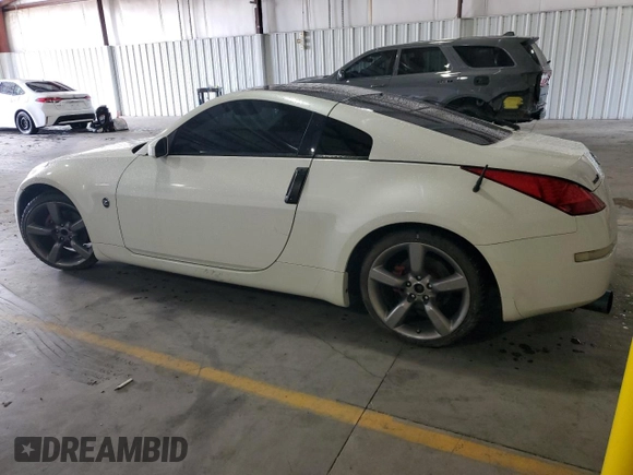 2005 Nissan 350Z Enthusiast with VIN JN1AZ34D35M601012, listed as a Copart auction lot 48969195 with 134,521 mi miles and Salvage Title. Bid and sale history available at carsss.com. Image 2.