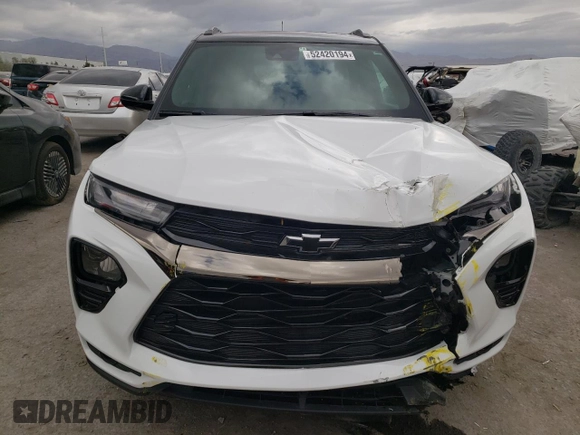 2023 Chevrolet TrailBlazer RS with VIN KL79MTSL6PB043824, listed as a Copart auction lot 52420194 with 15,608 mi miles and . Bid and sale history available at DreamBid. Image 5.