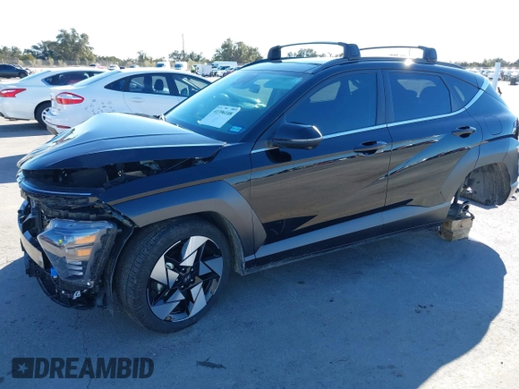 2024 Hyundai Kona Limited with VIN KM8HE3A39RU156344, listed as a IAAI auction lot 41396108 with 12,192 mi miles. Bid and sale history available at carsss.com. Image 21.
