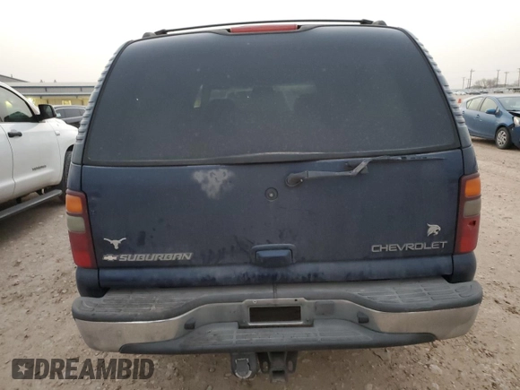 2002 Chevrolet Suburban LT with VIN 1GNEC16Z32J325173, listed as a Copart auction lot 47733995 with 285,589 mi miles and Salvage Title. Bid and sale history available at carsss.com. Image 6.