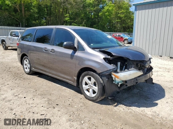 2019 Toyota Sienna L with VIN 5TDZZ3DC1KS991616, listed as a Copart auction lot 52879285 with Not Provided miles and Salvage Title. Bid and sale history available at DreamBid. Image 4.