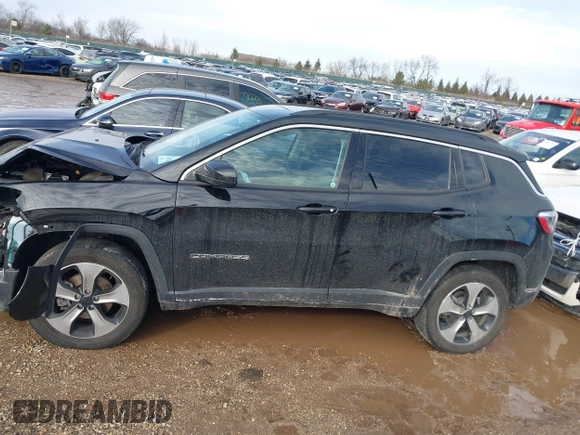 2020 Jeep Compass Latitude with VIN 3C4NJDBB1LT112676, listed as a IAAI auction lot 41651583 with 73,528 mi miles. Bid and sale history available at carsss.com. Image 14.