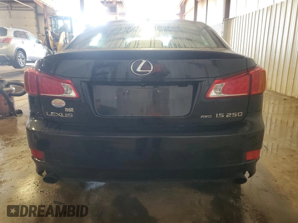 2009 Lexus IS 250 with VIN JTHCK262895032060, listed as a Copart auction lot 48746225 with 151,696 mi miles and Salvage Title. Bid and sale history available at DreamBid. Image 6.