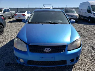 2007 Kia Spectra EX with VIN KNAFE122575008783, listed as a Copart auction lot 73116174 with 165,826 mi miles and Salvage Title. Bid and sale history available at carsss.com. Image 5.