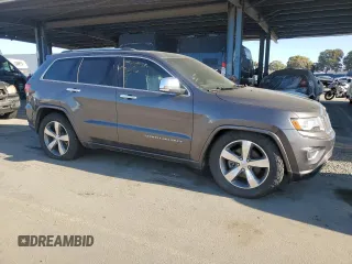 2014 Jeep Grand Cherokee Overland with VIN 1C4RJFCM1EC582749, listed as a Copart auction lot 42262345 with 133,285 mi miles and Clean Title. Bid and sale history available at DreamBid. Image 4.