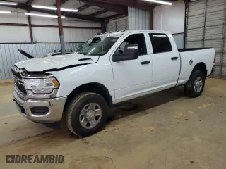 2023 Ram 2500 Tradesman with VIN 3C6UR5CJ3PG504306, listed as a Copart auction lot 50716645 with 57,490 mi miles and Salvage Title. Bid and sale history available at carsss.com. Image 1.