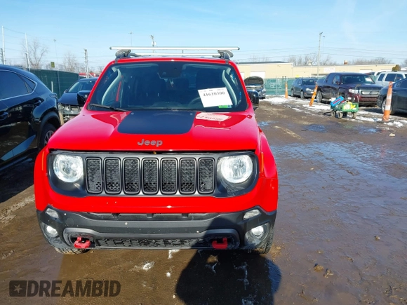 2022 Jeep Renegade Trailhawk with VIN ZACNJDC18NPN60863, listed as a IAAI auction lot 41610300 with 18,018 mi miles and . Bid and sale history available at DreamBid. Image 12.