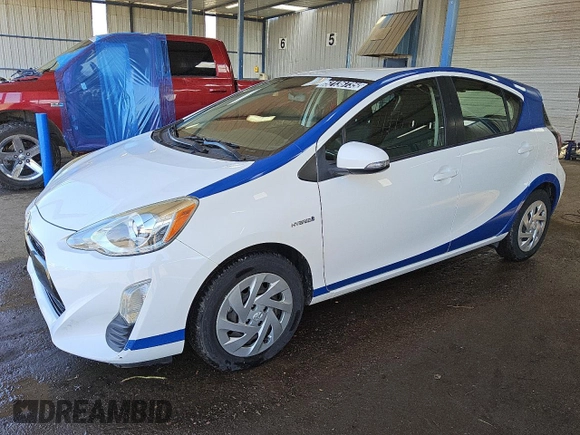 2016 Toyota Prius One with VIN JTDKDTB38G1126178, listed as a Copart auction lot 52136735 with 45,702 mi miles and Clean Title. Bid and sale history available at carsss.com. Image 1.