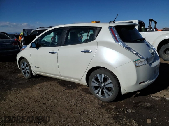 2016 Nissan LEAF S with VIN 1N4BZ0CP4GC305314, listed as a Copart auction lot 88545795 with 44,709 mi miles and Clean Title. Bid and sale history available at carsss.com. Image 2.