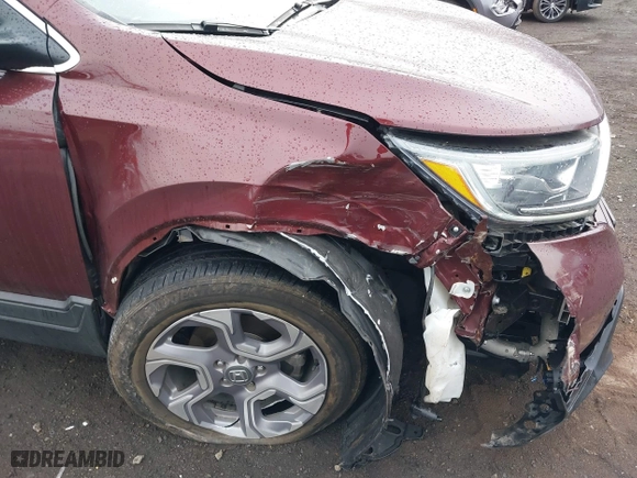 2019 Honda CR-V EX-L with VIN 7FARW2H89KE060458, listed as a IAAI auction lot 41668609 with 33,534 mi miles. Bid and sale history available at carsss.com. Image 17.