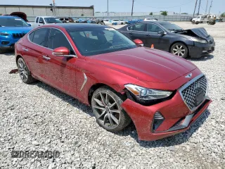 2019 Genesis G70 Advanced z VIN KMTG34LE0KU024820, wystawiony jako Copart lot #58488615 z przebiegiem 81 576 mil mil oraz Szkoda całkowita • Salvage title. Historia ofert i sprzedaży dostępna na DreamBid. Obrazek 4.