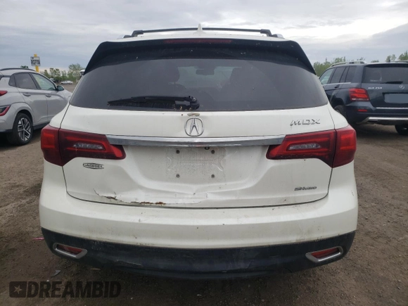 2014 Acura MDX Technology с VIN 5FRYD4H4XEB505394, выставлен на аукционе Copart как лот 57567785 с пробегом Не указан миль и Списание • Salvage title. История ставок и продаж доступна на DreamBid. Изображение 6.