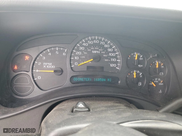 2005 Chevrolet Silverado 1500 Z71 with VIN 1GCEK19B25E269265, listed as a Copart auction lot 51757185 with 160,504 mi miles and Salvage Title. Bid and sale history available at carsss.com. Image 9.