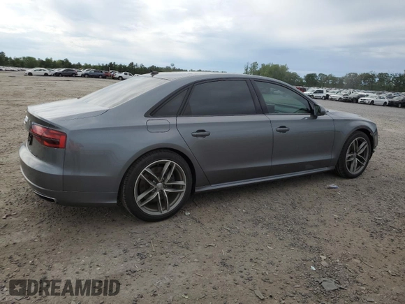 2017 Audi A8 z VIN WAU44AFD1HN009176, wystawiony jako Copart lot #57647675 z przebiegiem 94 317 mil mil oraz Szkoda całkowita • Salvage title. Historia ofert i sprzedaży dostępna na DreamBid. Obrazek 3.