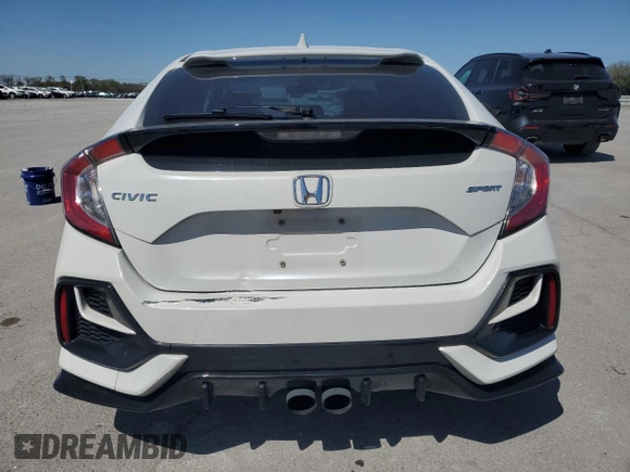 2021 Honda Civic Sport with VIN SHHFK7H47MU225283, listed as a Copart auction lot 52506055 with 77,267 mi miles and Clean Title. Bid and sale history available at DreamBid. Image 6.
