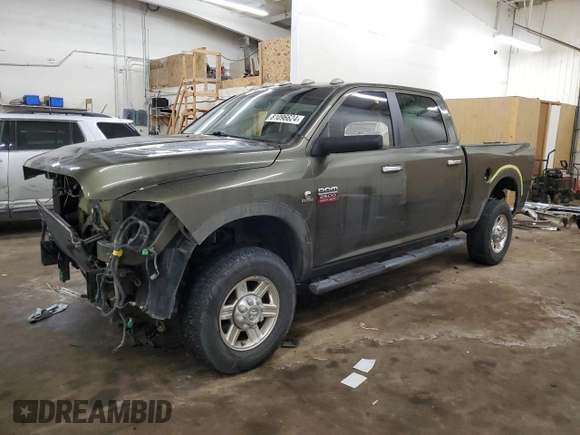 2012 Ram 2500 Laramie with VIN 3C6UD5FL9CG177416, listed as a Copart auction lot 81096624 with 106,376 mi miles and Salvage Title. Bid and sale history available at carsss.com. Image 1.