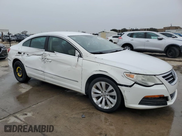 2012 Volkswagen CC Sport with VIN WVWMN7AN4CE515998, listed as a Copart auction lot 44262105 with 105,639 mi miles and Salvage Title. Bid and sale history available at carsss.com. Image 4.