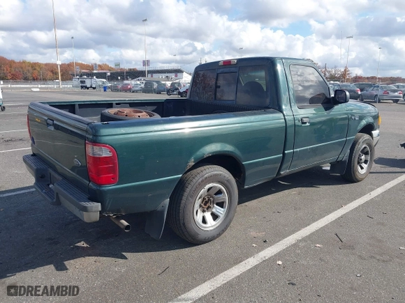 2002 Ford Ranger XL with VIN 1FTYR10D12TA68701, listed as a IAAI auction lot 40717301 with 217,579 mi miles. Bid and sale history available at carsss.com. Image 4.