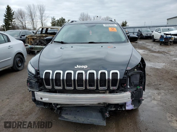 2018 Jeep Cherokee Latitude with VIN 1C4PJLCX9JD511710, listed as a Copart auction lot 49984255 with 77,745 mi miles and Salvage title. Bid and sale history available at DreamBid. Image 5.