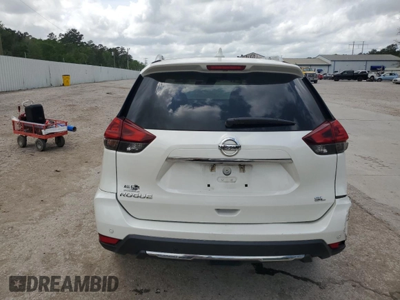 2019 Nissan Rogue SL with VIN 5N1AT2MT3KC724130, listed as a Copart auction lot 51630005 with 99,641 mi miles and Salvage Title. Bid and sale history available at DreamBid. Image 6.