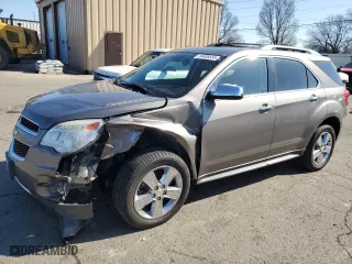2012 Chevrolet Equinox LTZ with VIN 2GNALFEK9C6106541, listed as a Copart auction lot 50495835 with 155,818 mi miles and Salvage Title. Bid and sale history available at carsss.com. Image 1.