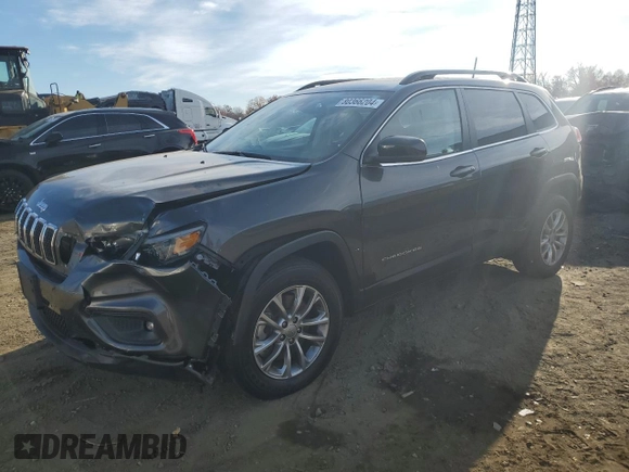 2022 Jeep Cherokee Latitude Lux with VIN 1C4PJMMXXND508325, listed as a Copart auction lot 80366204 with 21,249 mi miles and Salvage title. Bid and sale history available at DreamBid. Image 1.
