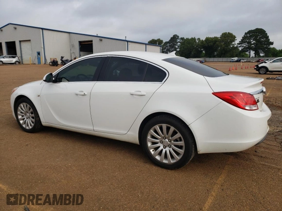2011 Buick Regal CXL RL1 with VIN W04GN5EC2B1012822, listed as a Copart auction lot 54310025 with 163,855 mi miles and Clean Title. Bid and sale history available at carsss.com. Image 2.
