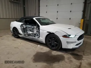 2018 Ford Mustang EcoBoost Premium with VIN 1FATP8UH9J5124396, listed as a Copart auction lot 61781055 with 105,036 mi miles and Salvage title. Bid and sale history available at DreamBid. Image 4.