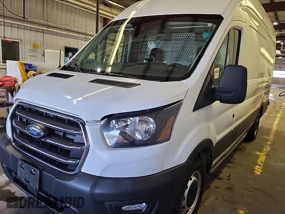 2020 Ford Transit Cargo with VIN 1FTBW3XG5LKA01410, listed as a IAAI auction lot 42006106 with 212,117 mi miles. Bid and sale history available at carsss.com. Image 1.