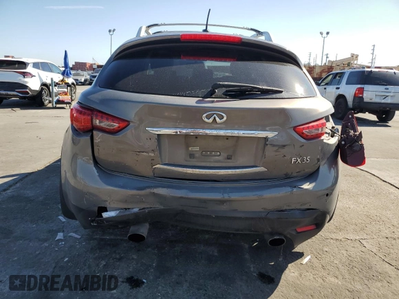 2009 Infiniti FX z VIN JNRAS18U59M102900, wystawiony jako Copart lot #49550615 z przebiegiem 258 370 mil mil oraz Szkoda całkowita • Salvage title. Historia ofert i sprzedaży dostępna na DreamBid. Obrazek 6.